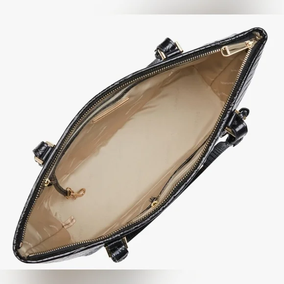 Brahmin Black Medium Asher Tote - Picture 6 of 7